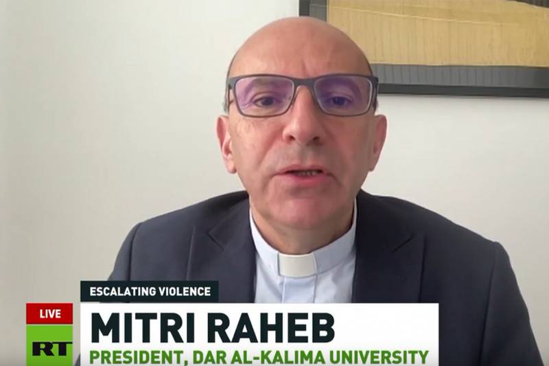Rev. Prof. Dr. Mitri Raheb talks to RT